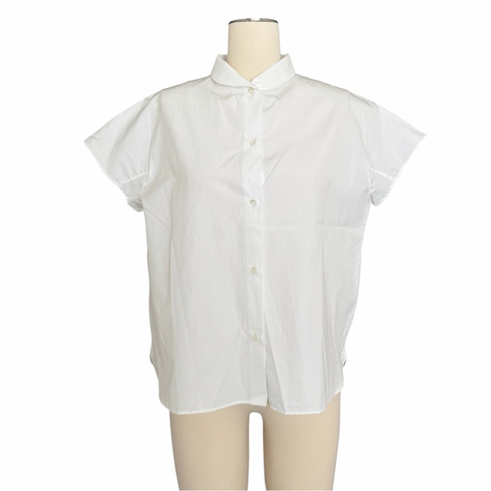 ASPESI White Cotton Poplin Shirt 46